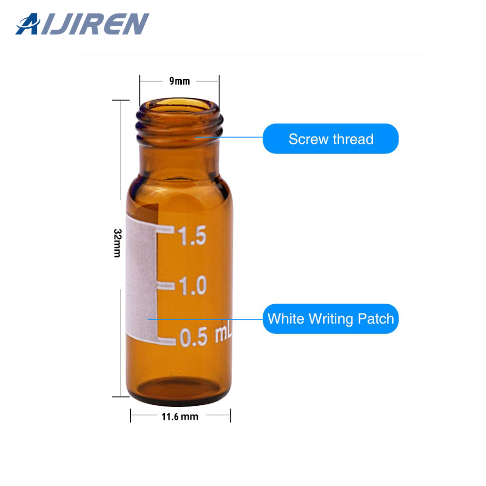 2mL Amber Standard Opening Crimp Top Vials with 11mm Crimp 